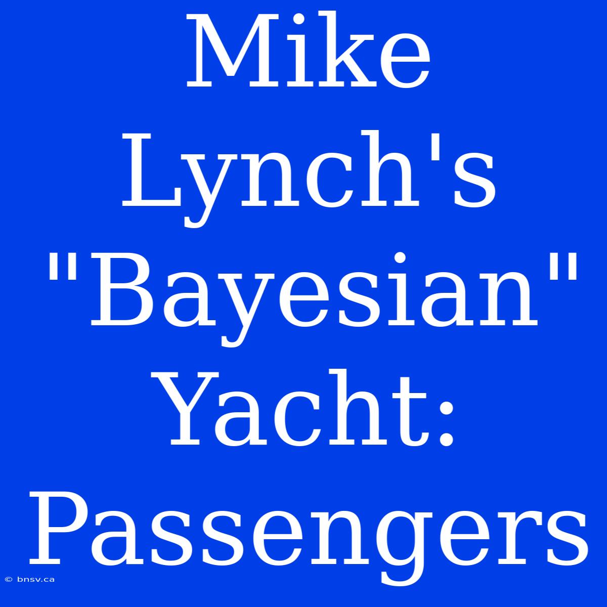 Mike Lynch's 