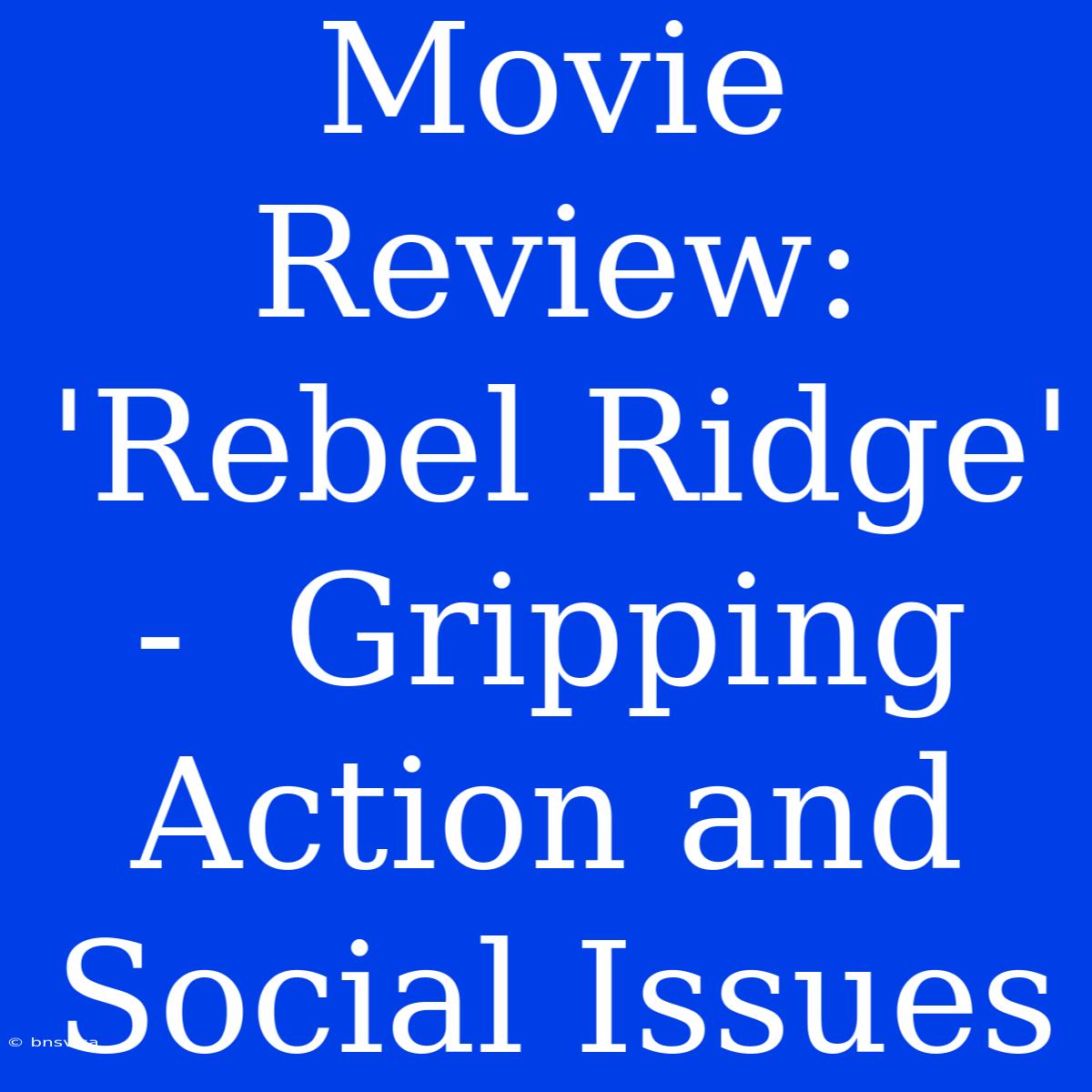 Movie Review: 'Rebel Ridge' -  Gripping Action And Social Issues