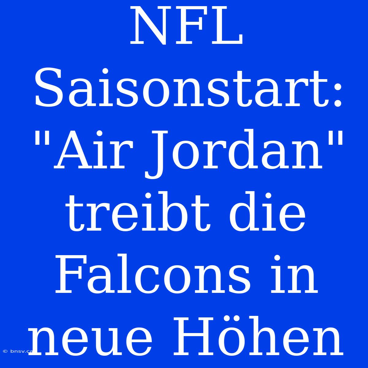 NFL Saisonstart: 