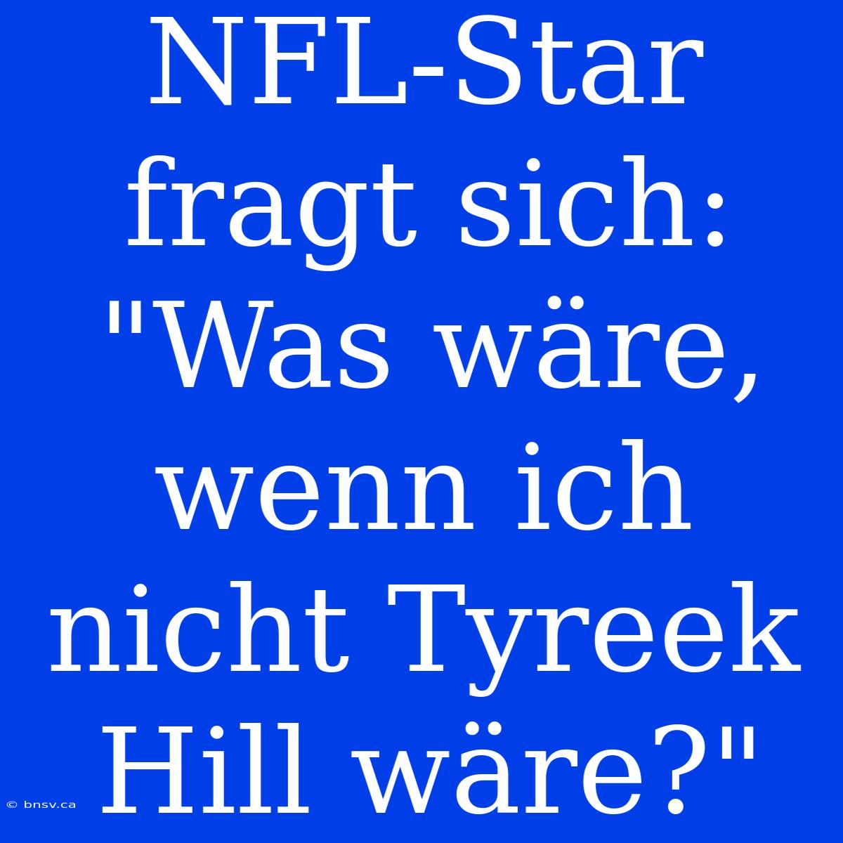 NFL-Star Fragt Sich: 