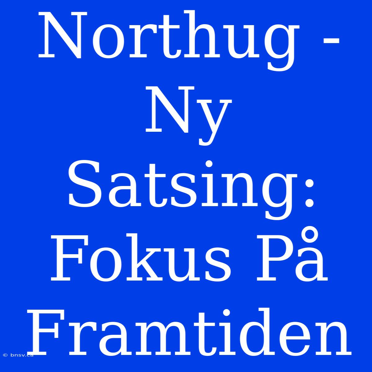 Northug - Ny Satsing: Fokus På Framtiden