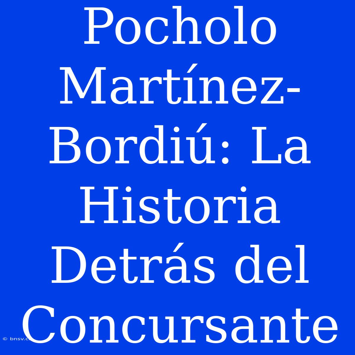 Pocholo Martínez-Bordiú: La Historia Detrás Del Concursante