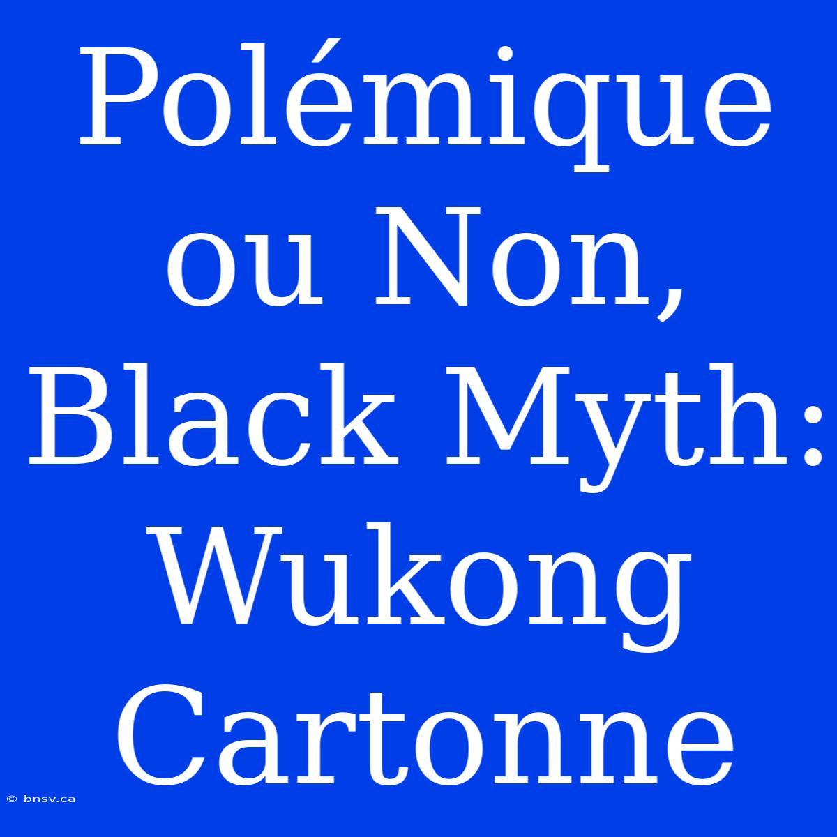 Polémique Ou Non, Black Myth: Wukong Cartonne