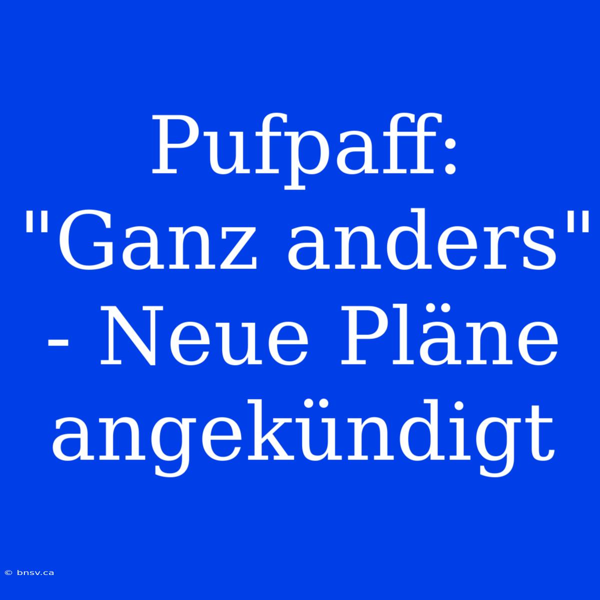 Pufpaff: 