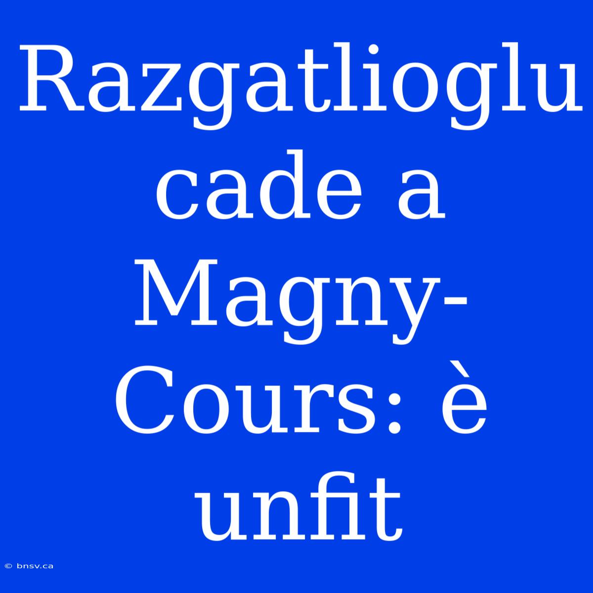 Razgatlioglu Cade A Magny-Cours: È Unfit