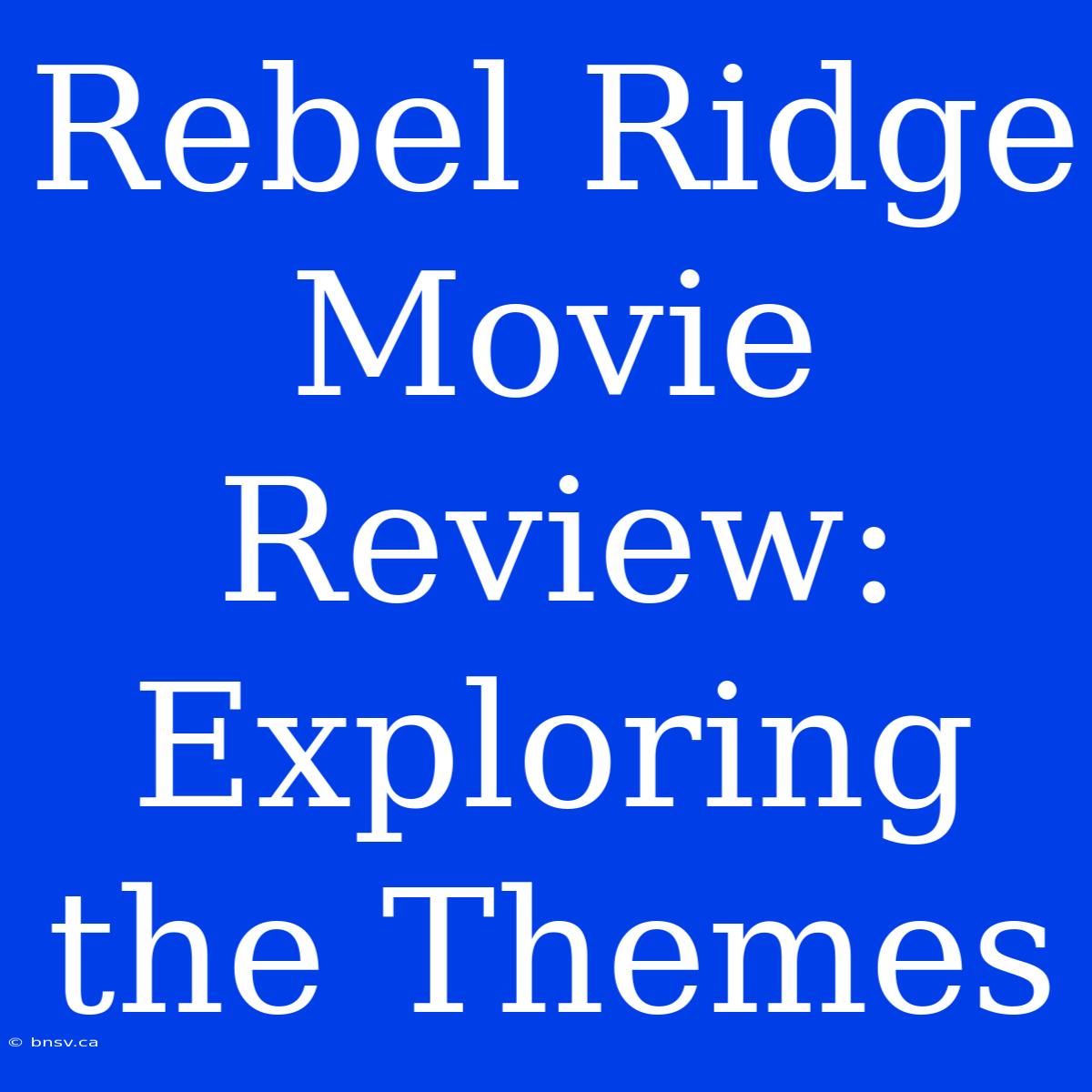 Rebel Ridge Movie Review: Exploring The Themes