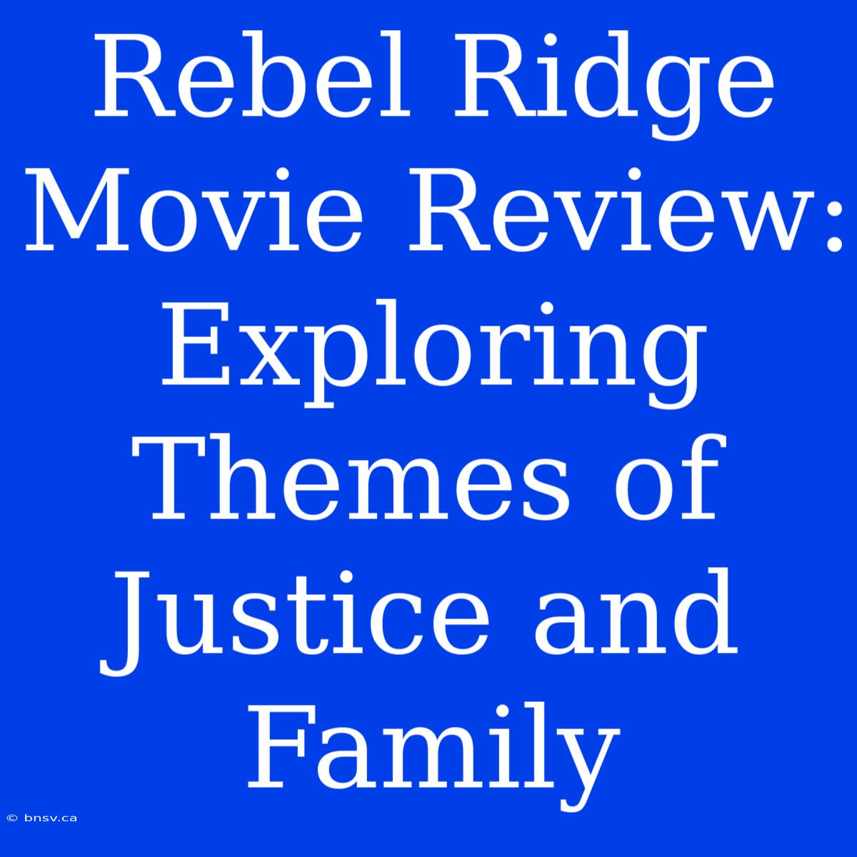 Rebel Ridge Movie Review: Exploring Themes Of Justice And Family