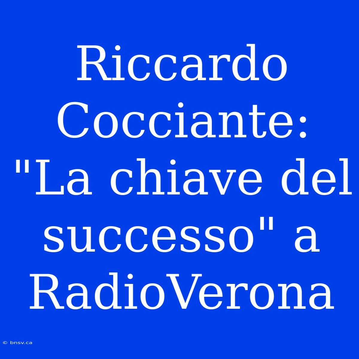 Riccardo Cocciante: 