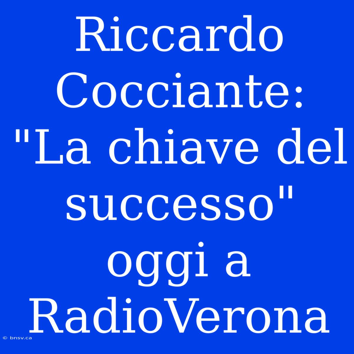 Riccardo Cocciante: 