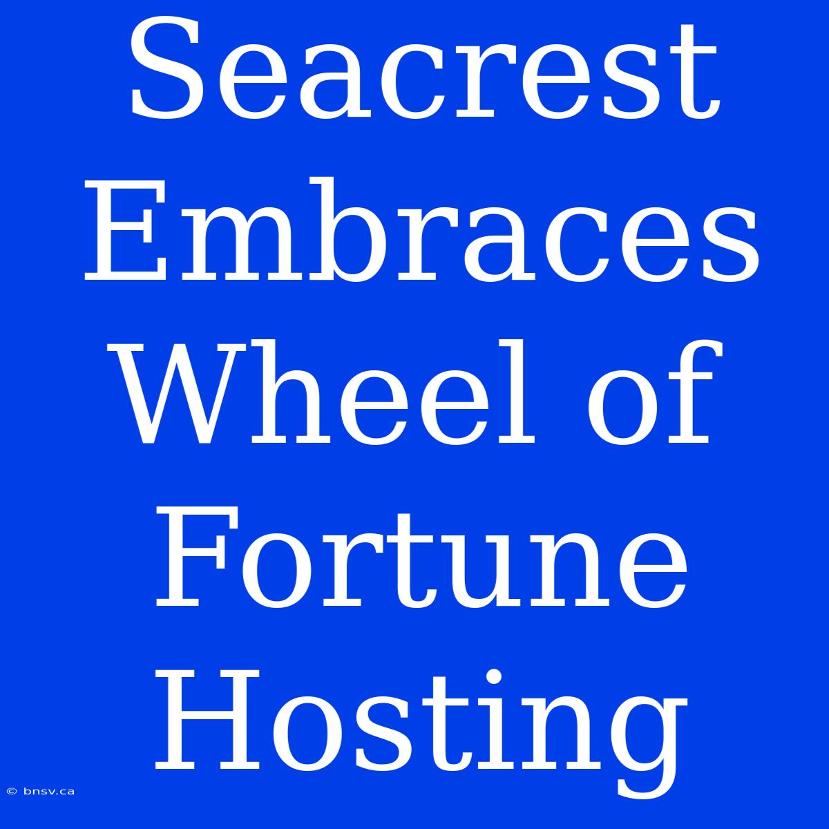 Seacrest Embraces Wheel Of Fortune Hosting