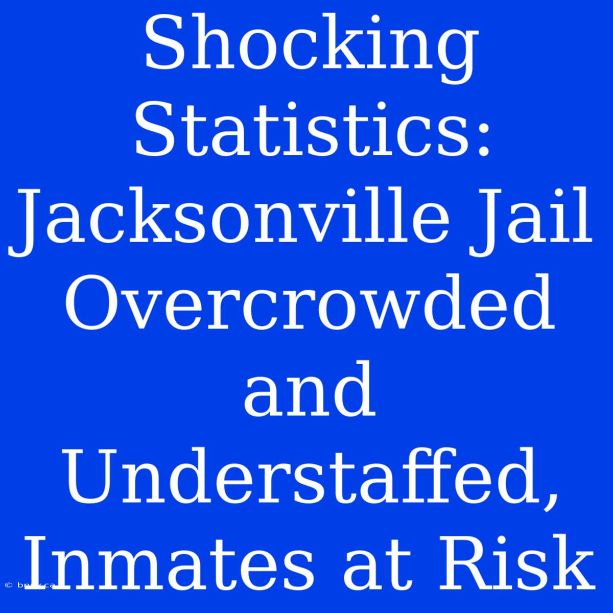 Shocking Statistics: Jacksonville Jail Overcrowded And Understaffed, Inmates At Risk