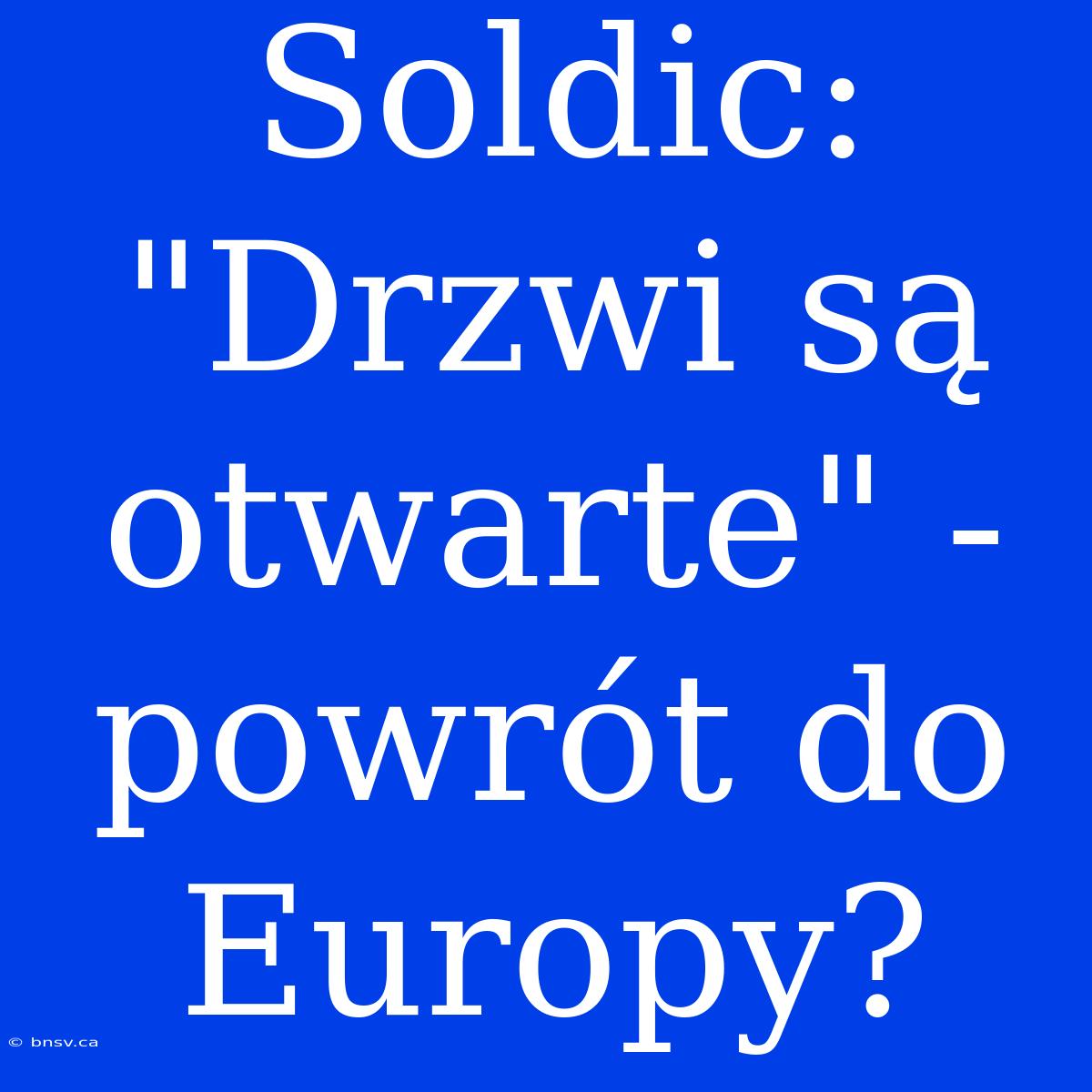 Soldic: 