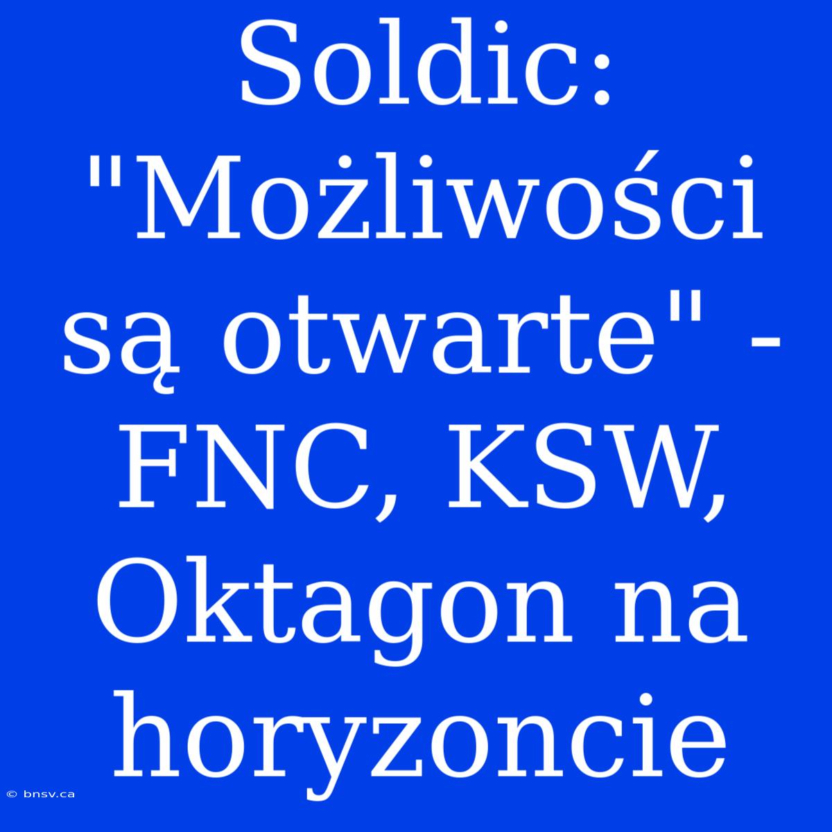 Soldic: 