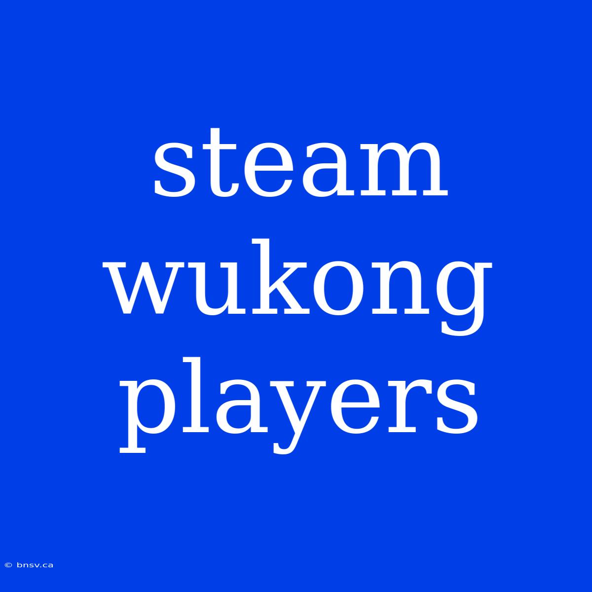 Steam Wukong Players