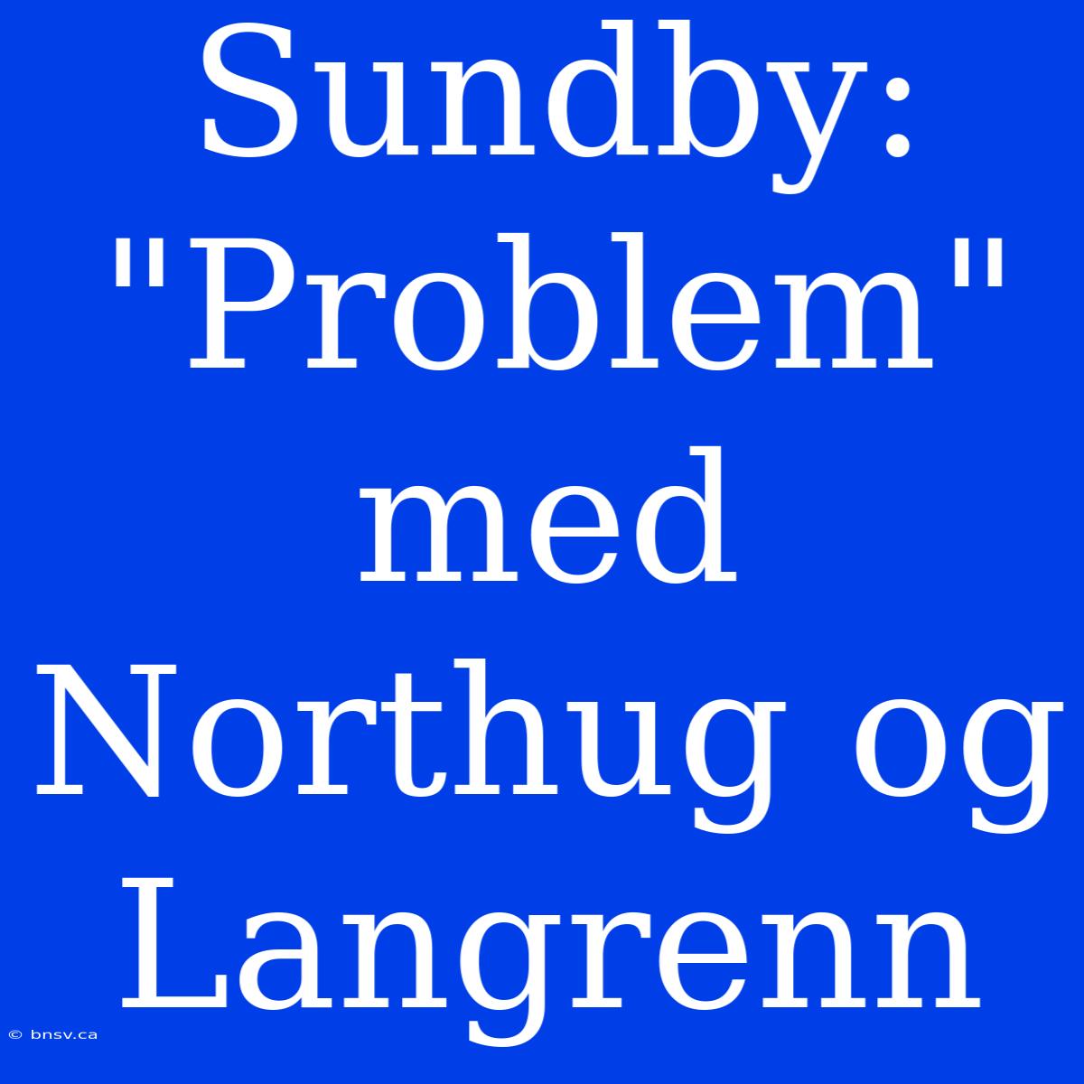 Sundby: 