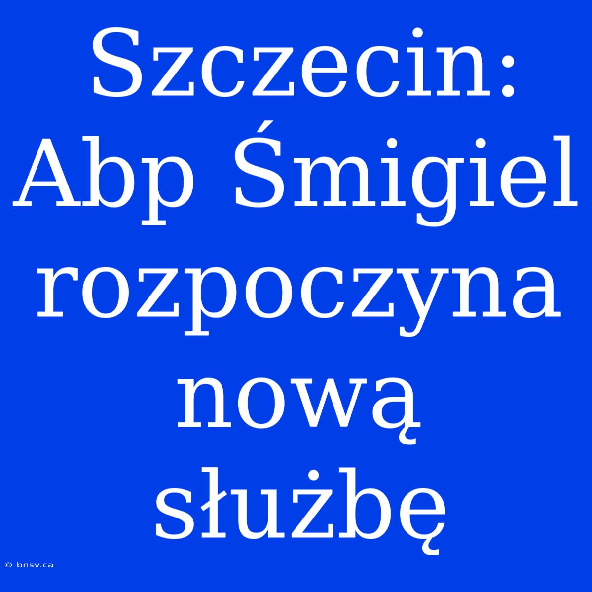 Szczecin: Abp Śmigiel Rozpoczyna Nową Służbę