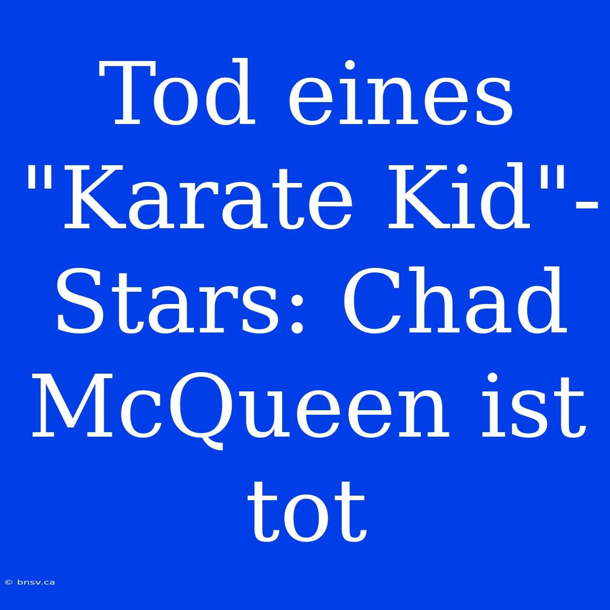 Tod Eines 