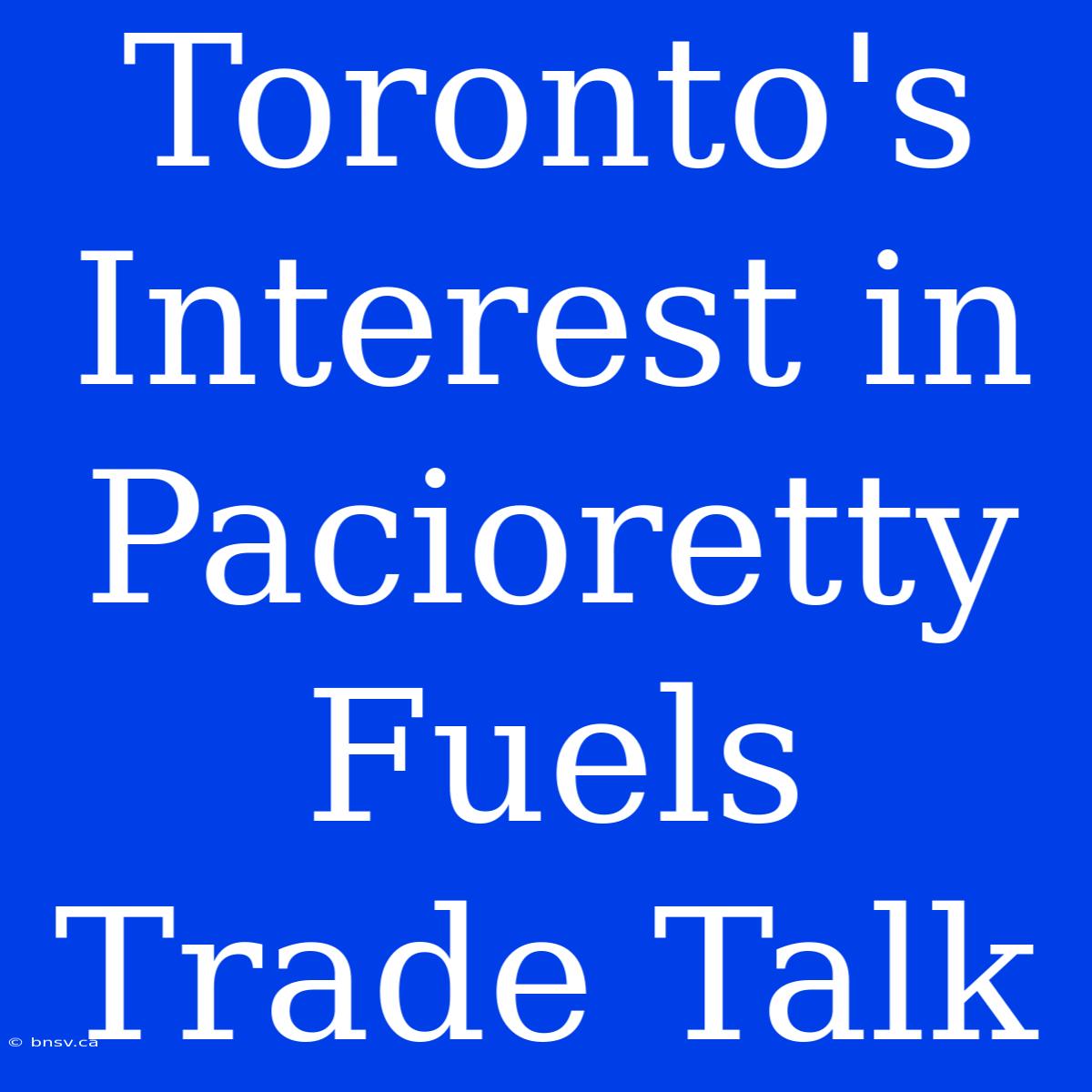 Toronto's Interest In Pacioretty Fuels Trade Talk