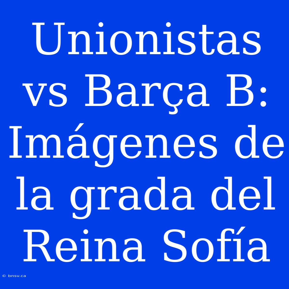 Unionistas Vs Barça B: Imágenes De La Grada Del Reina Sofía