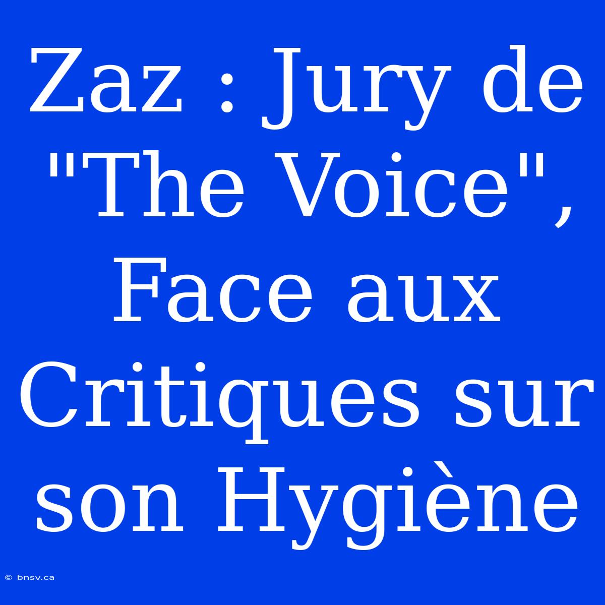 Zaz : Jury De 