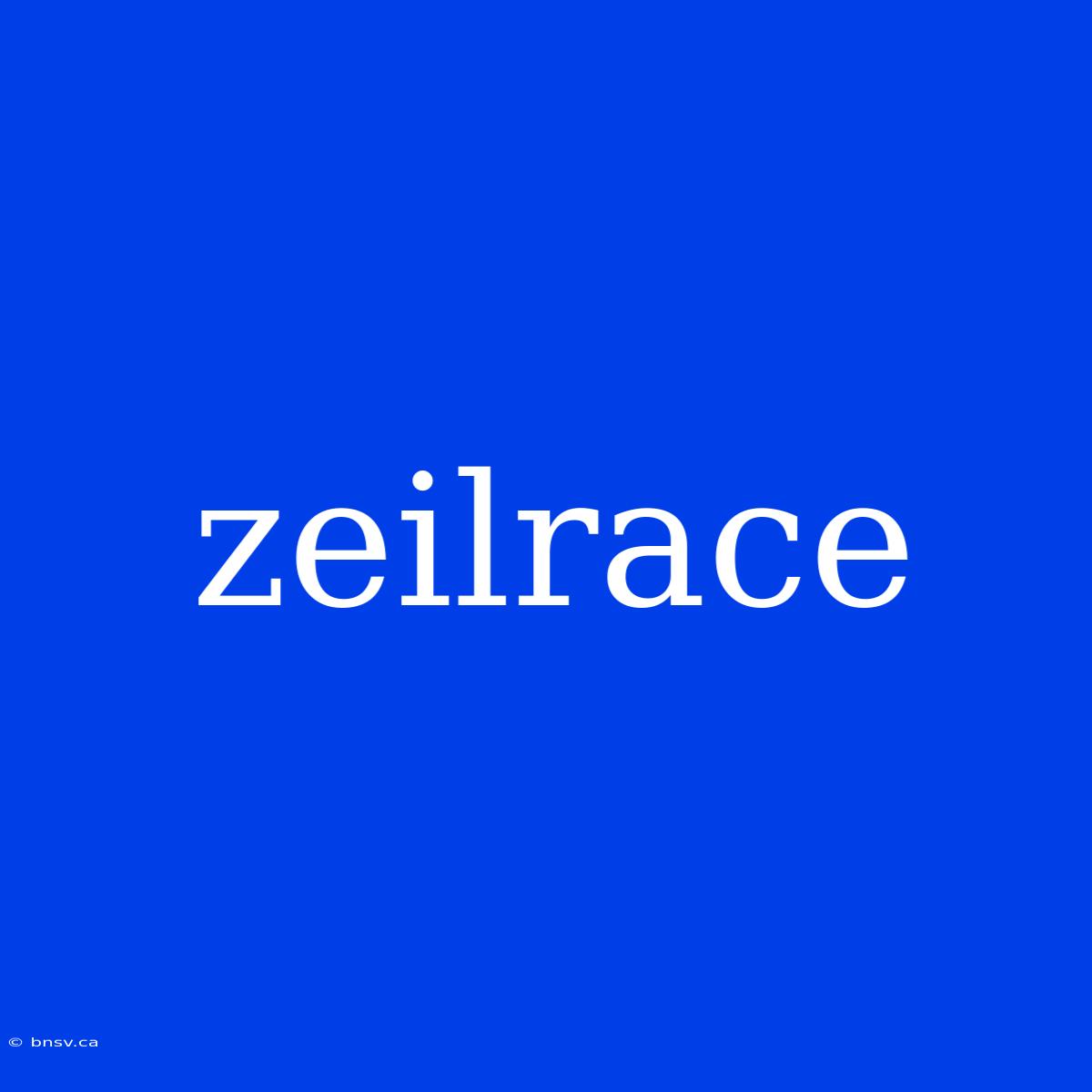 Zeilrace